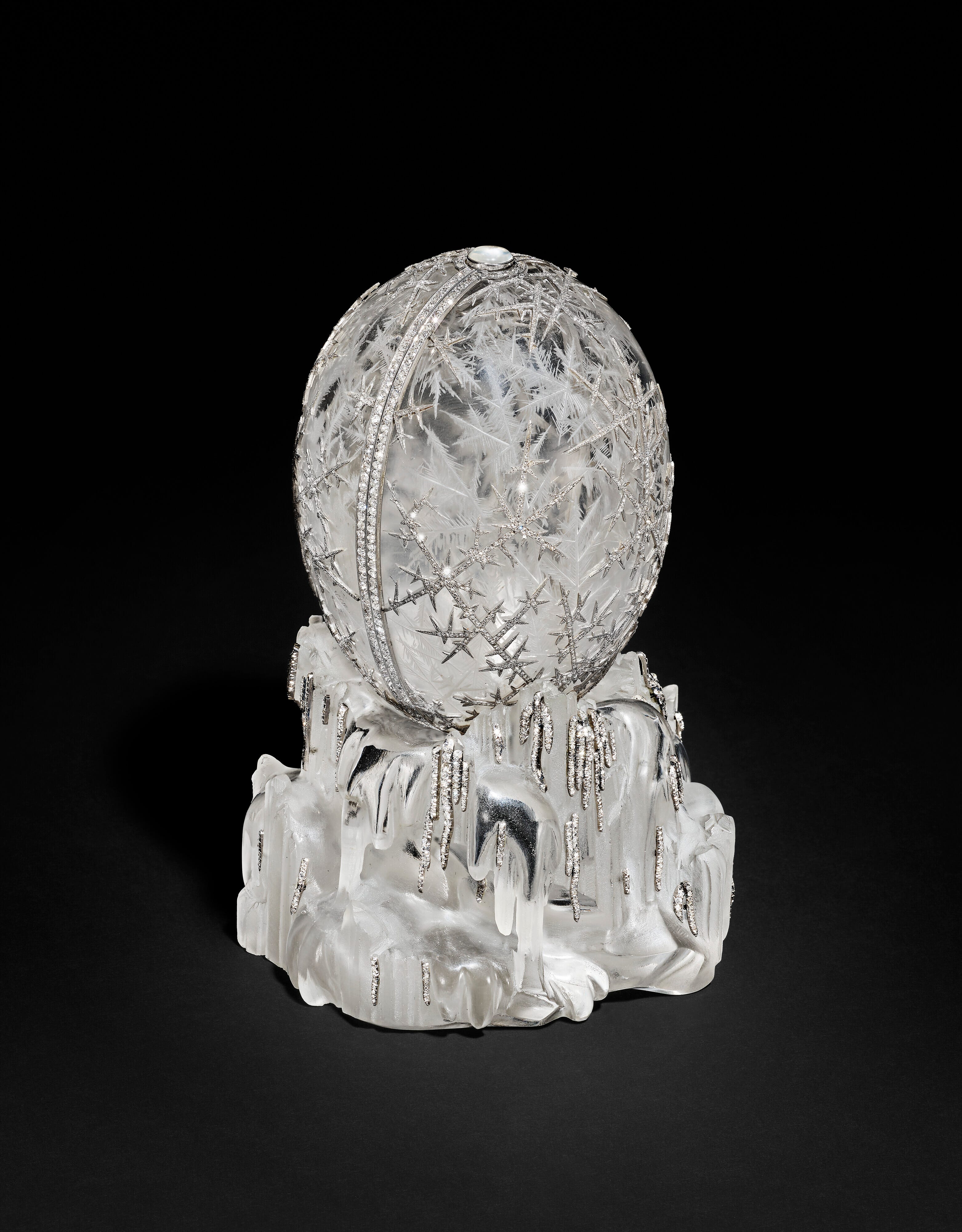 An Iconic, Icy Imperial Fabergé Easter Egg Hits the Auction Floor