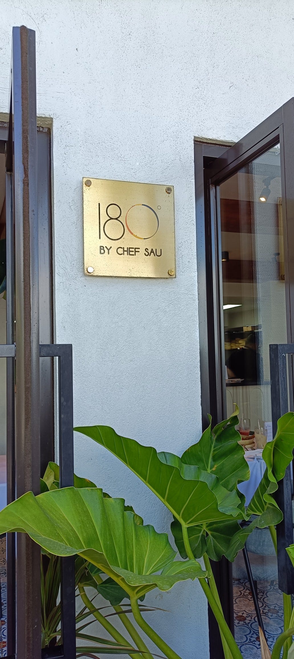 180's front sign plate