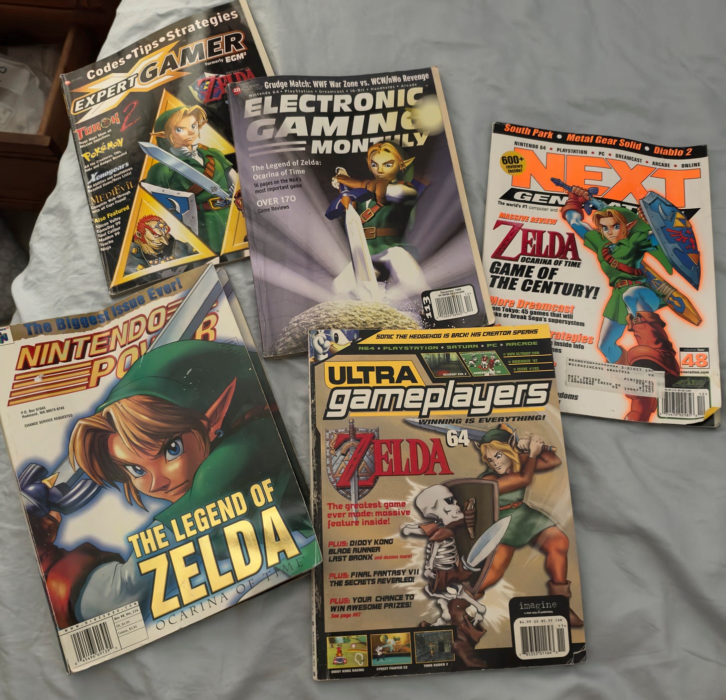 Zelda Expert Gamer and Nintendo Power magazines Zelda Expert Gamer and Nintendo Power magazines
