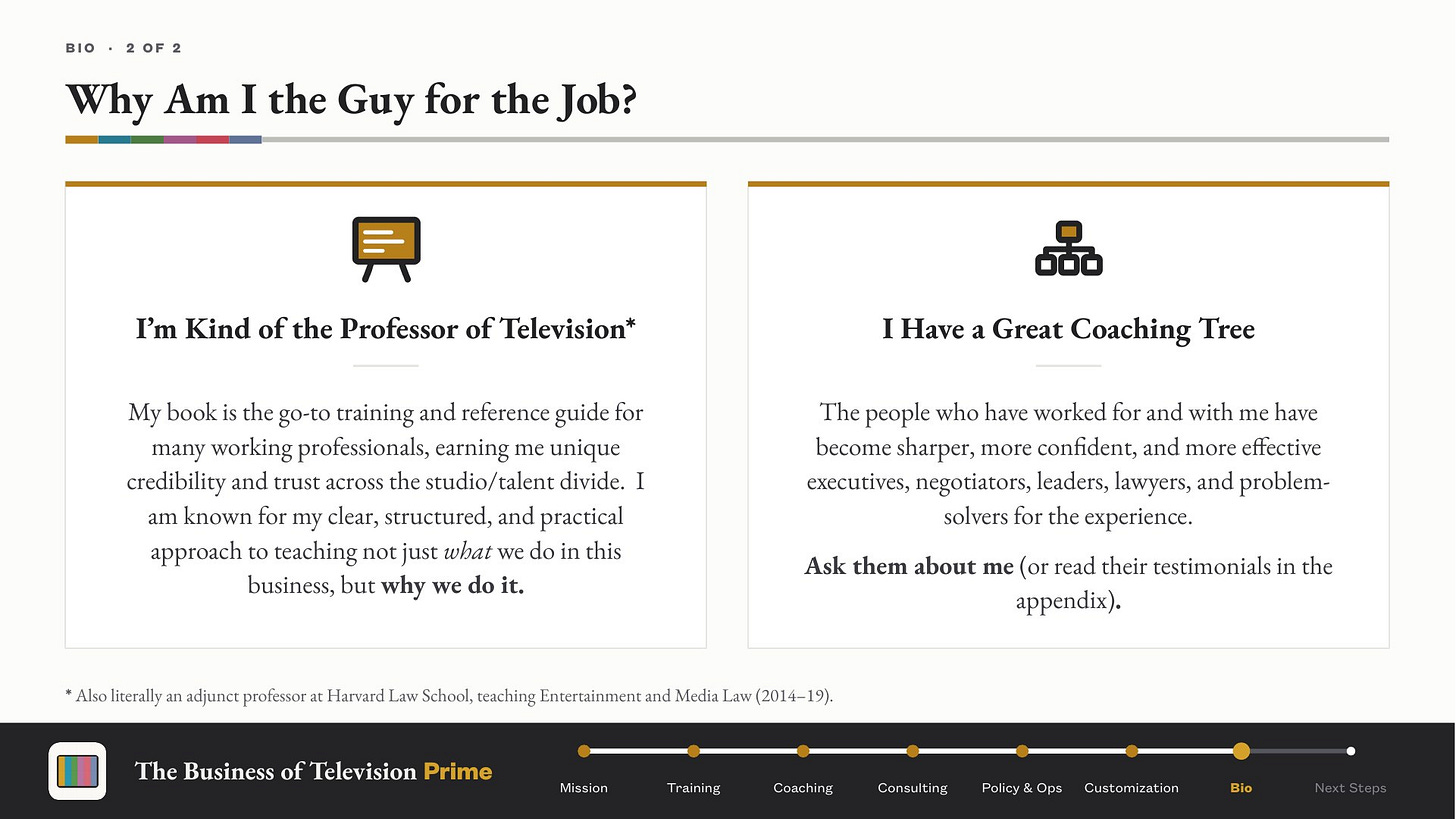 The Business of Television Prime, slide 13 The Business of Television Prime, slide 13