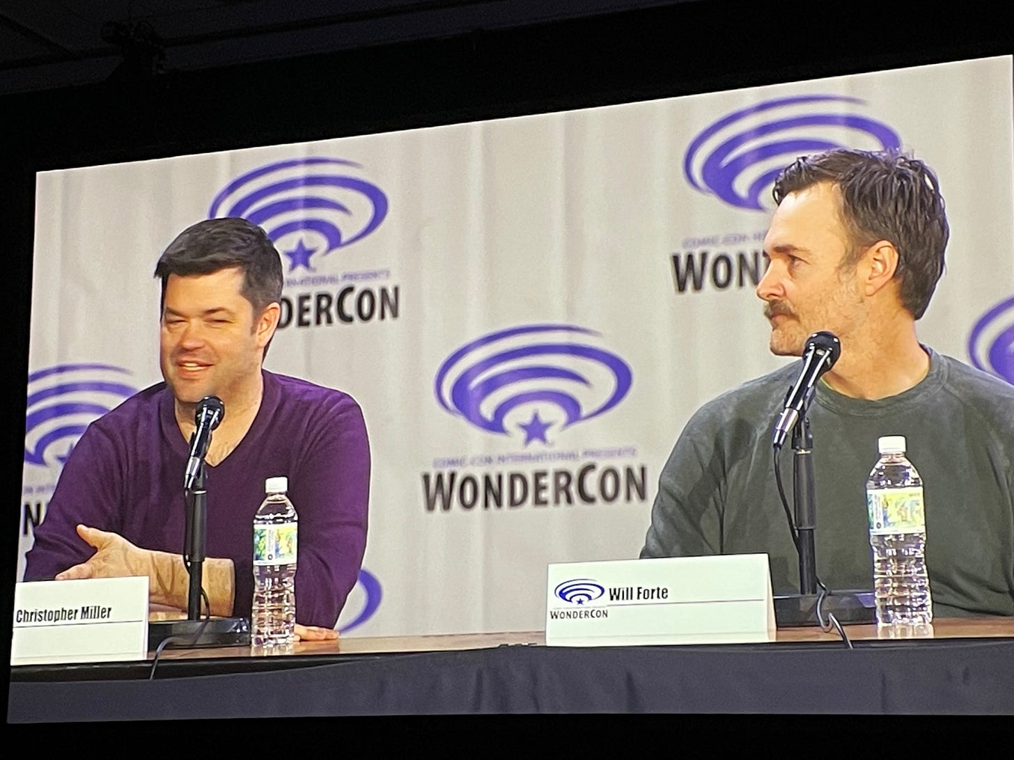 (L) Christopher Miller and (R) Will Forte