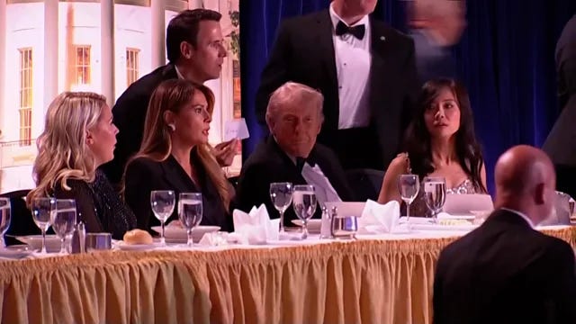 Trump rushed from White House correspondents' dinner after suspected  gunshots heard