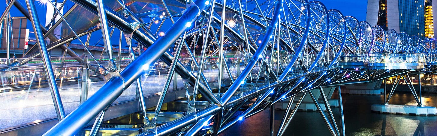 The Helix Bridge | Singapore Attractions | Big Bus Tours