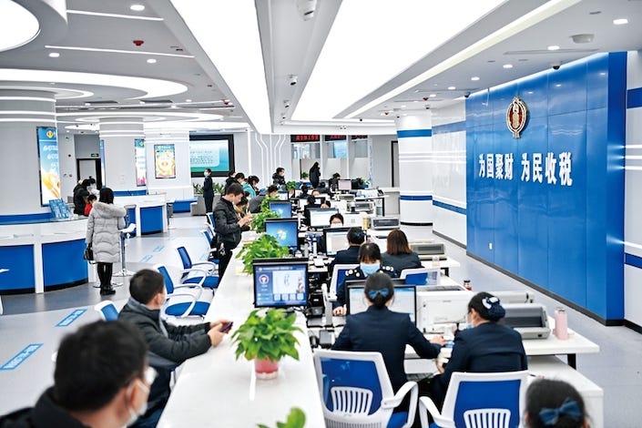 China had over 150 million registered individual and corporate taxpayers by the end of 2021