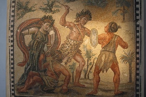 Dionysos, Roman Mosaic Dionysos, Roman Mosaic