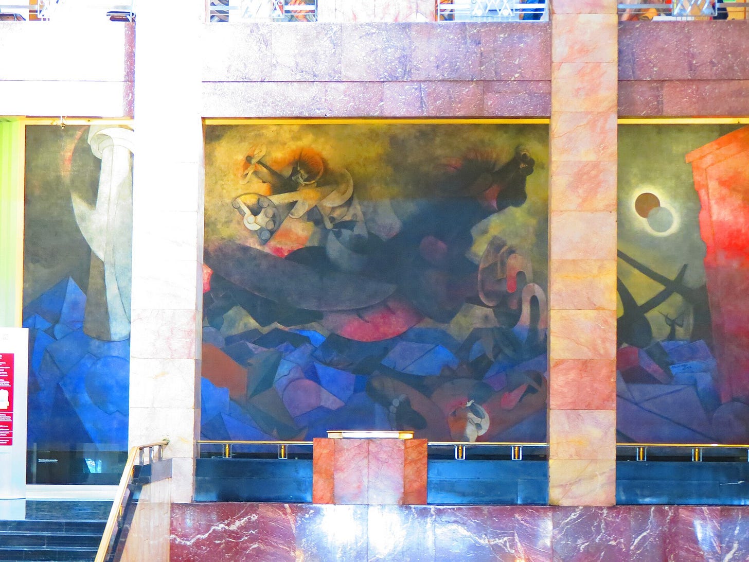 Rufino Tamayo, Birth of Our Nationality. Palacio de Bellas Artes, Mexico City. Rufino Tamayo, Birth of Our Nationality. Palacio de Bellas Artes, Mexico City.