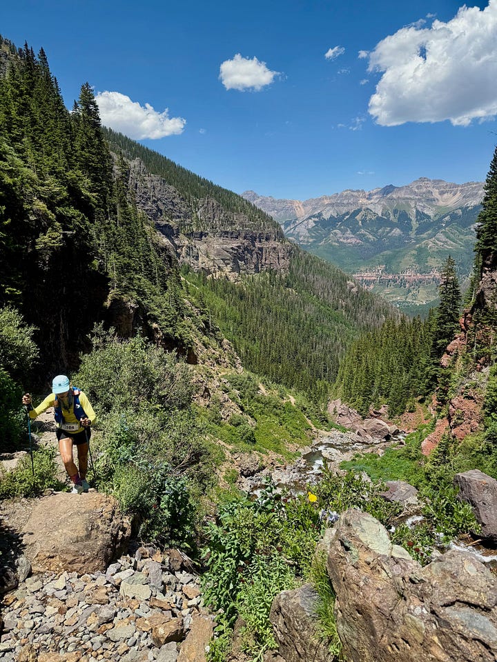 Ultra runner Sarah Lavender Smith at Hardrock 100
