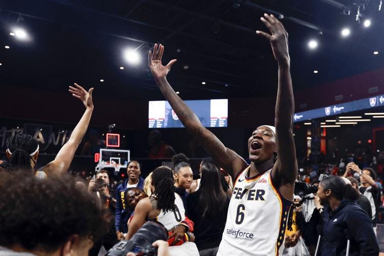 Boston has go-ahead basket with 7.4 seconds left as Fever beat Dream 87-85  to reach WNBA semifinals | Associated Press | winchesterstar.com