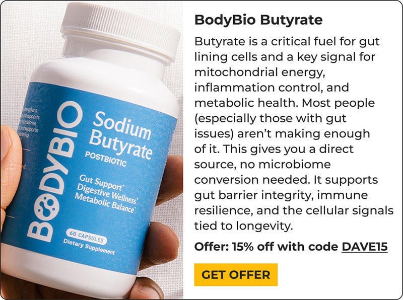 BodyBio Sodium Butyrate
