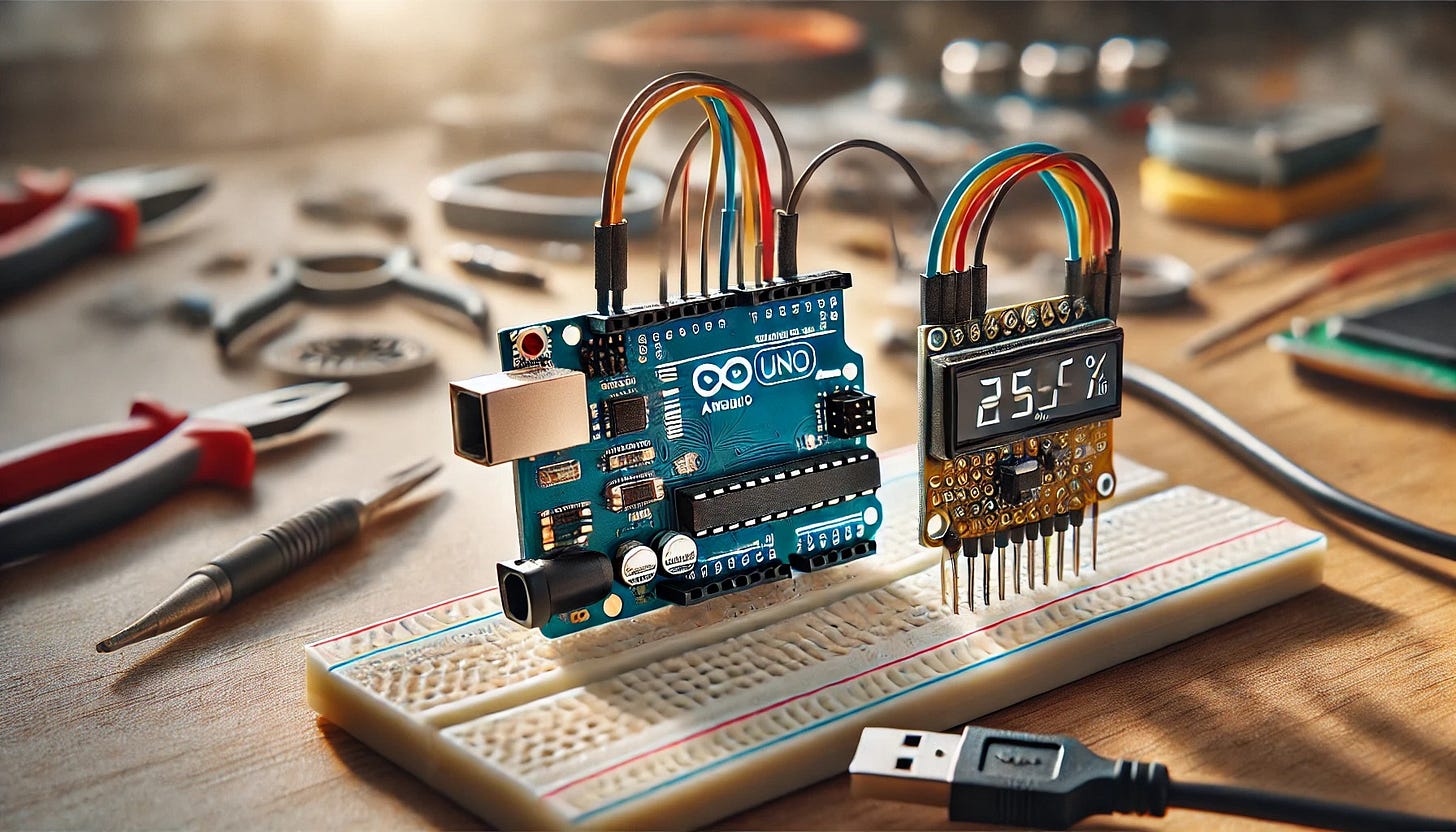 🔧 Arduino Project: Smart Temperature and Humidity Monitor with LCD Display
