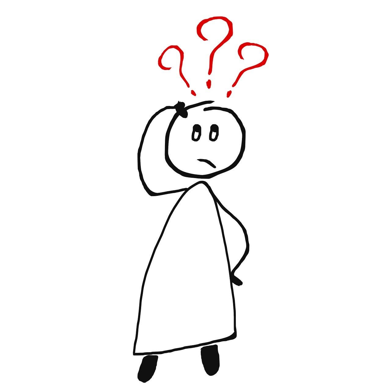 Free questions demand doubts illustration