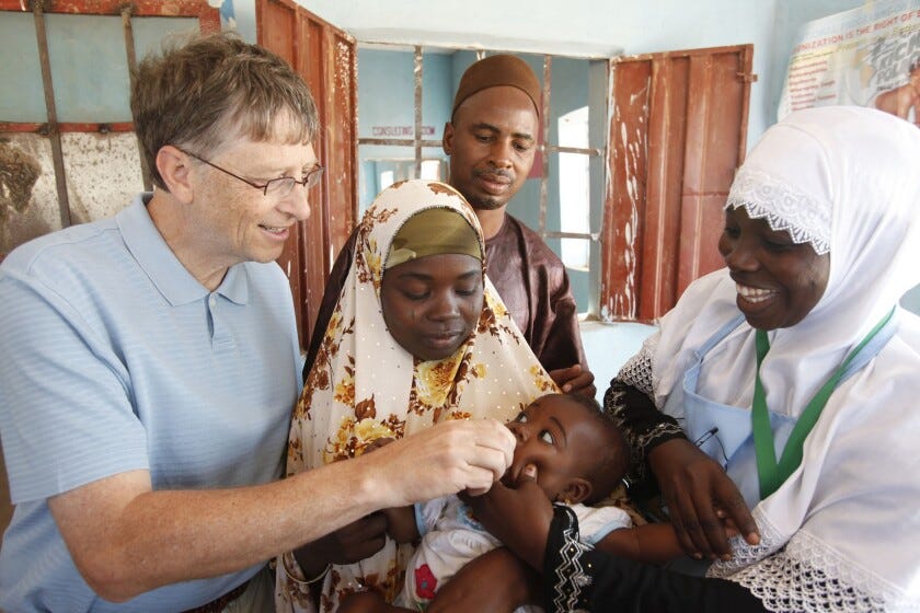 Bill and Melinda Gates Pledge $10-Billion for Vaccine Efforts