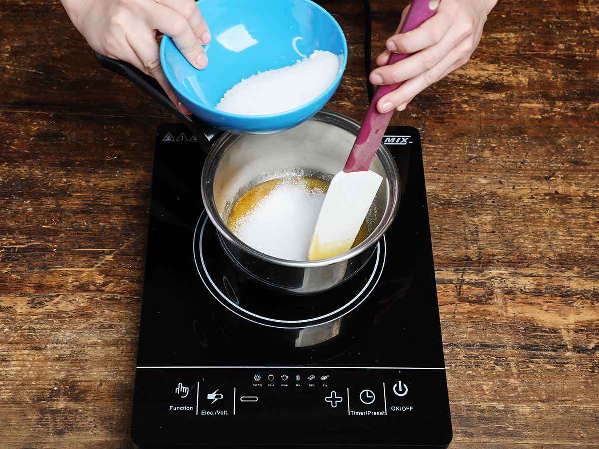 caramelizing sugar next step caramelizing sugar next step