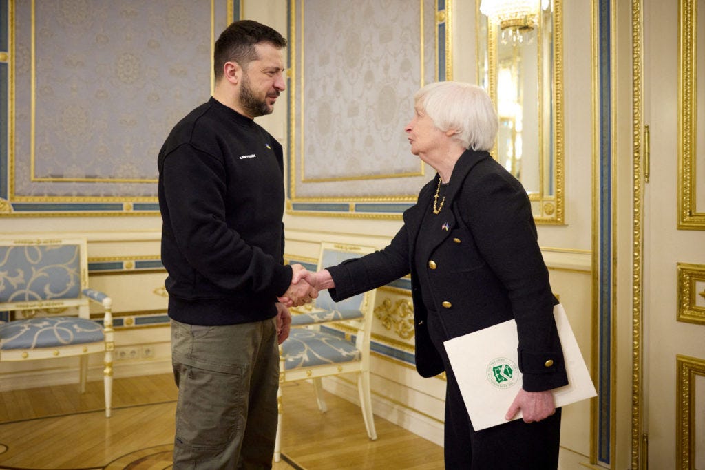 Treasury Secretary Yellen visits Ukraine, underscores U.S. economic support  | PBS NewsHour