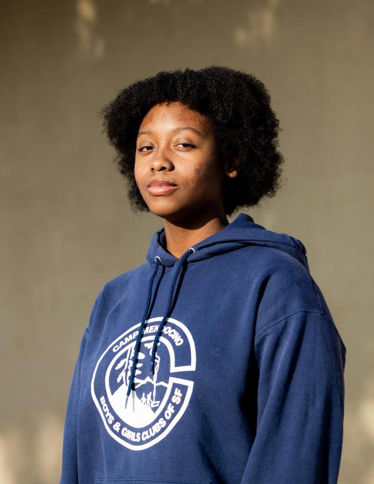 Liberty senior Kamiyah Blunt said the sensors have pushed weed and nicotine use to a parking garage near the school.