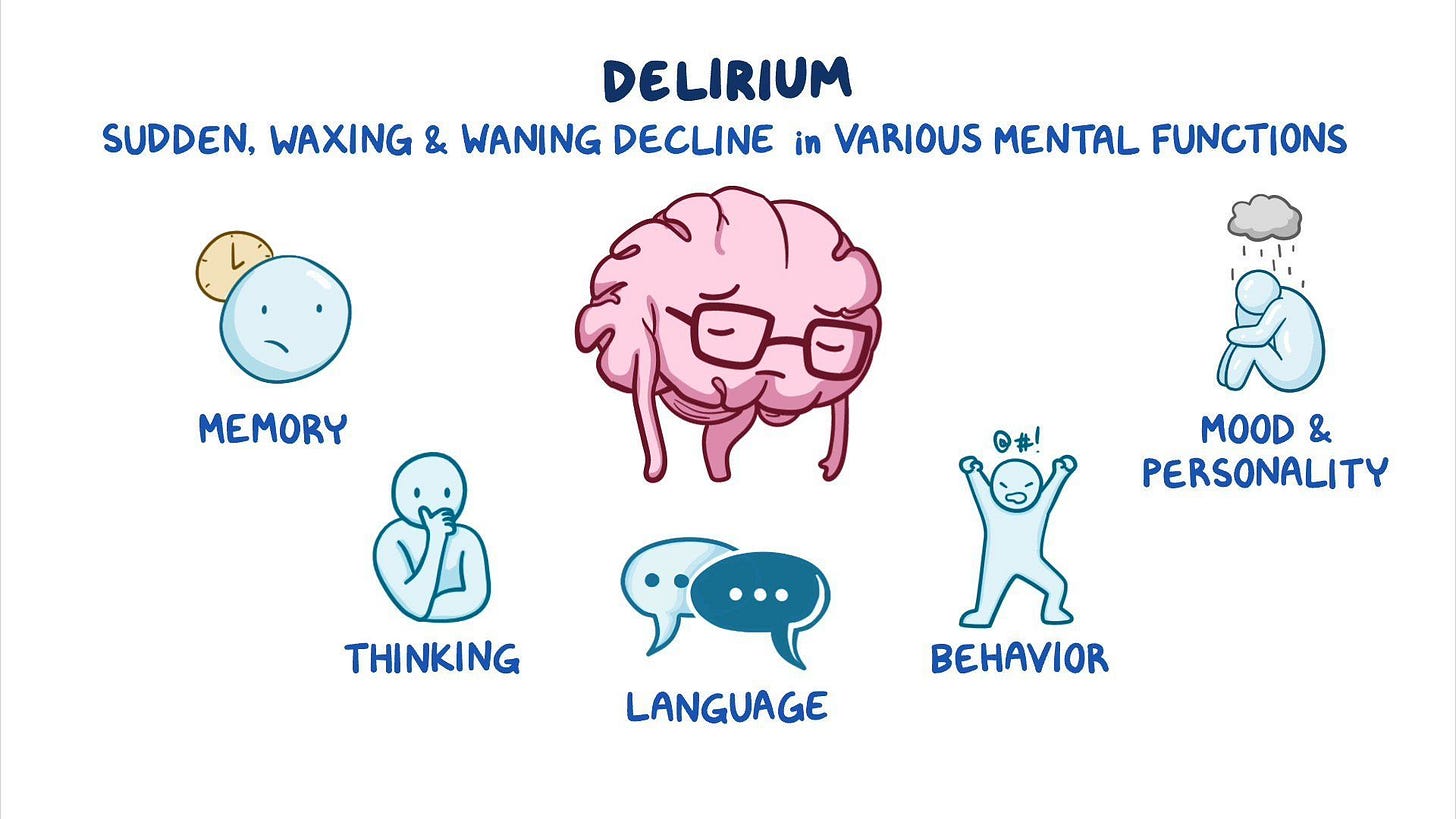 Delirium: Nursing: Video & Causes | Osmosis