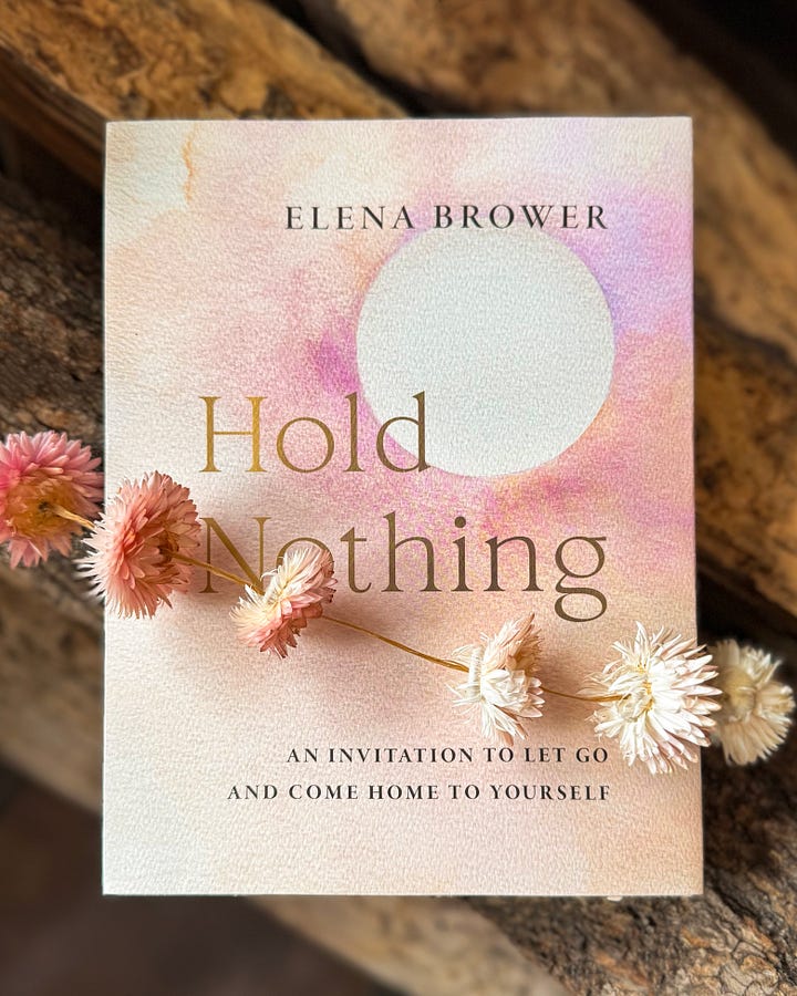 Hold Nothing - book by Elena Brower