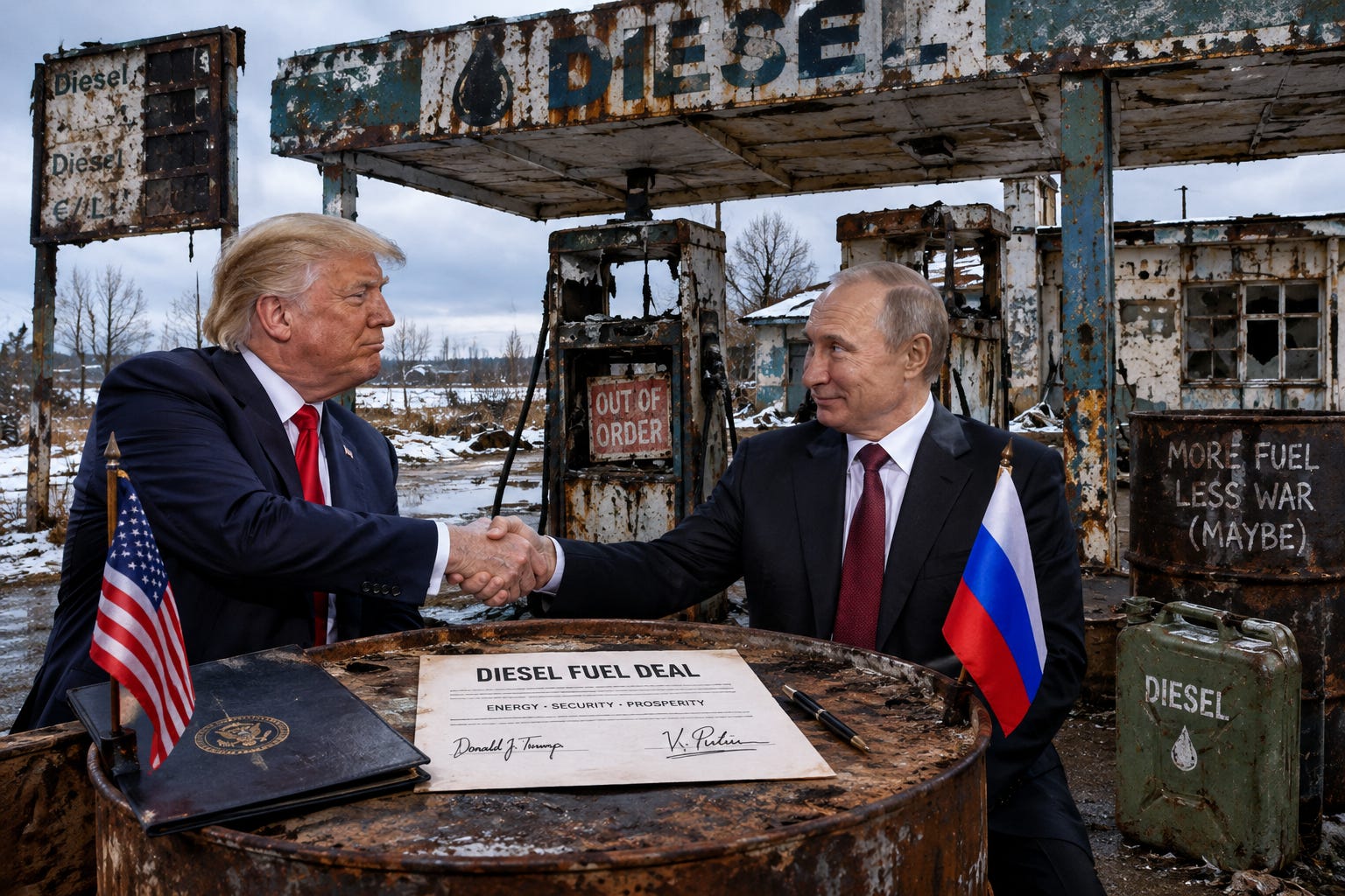 Trump-Putini diiselkokkuleppe geopoliitiline absurdsus
