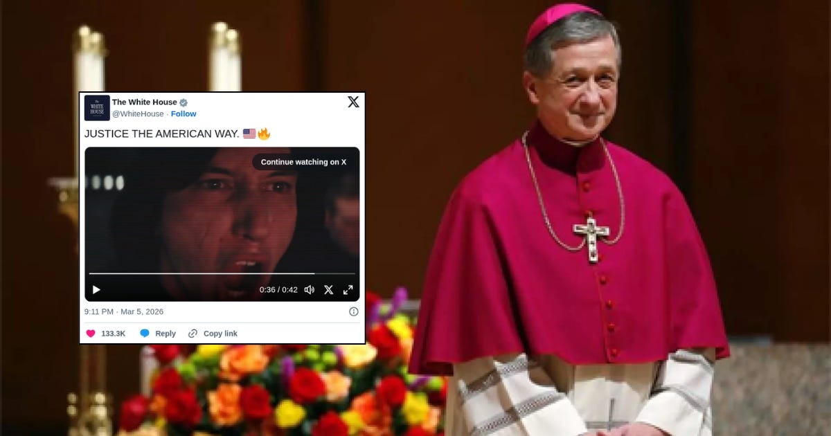 “It’s Sickening”: U.S. Catholic Cardinal Blasts White House for Treating Iran War Like a Video Game