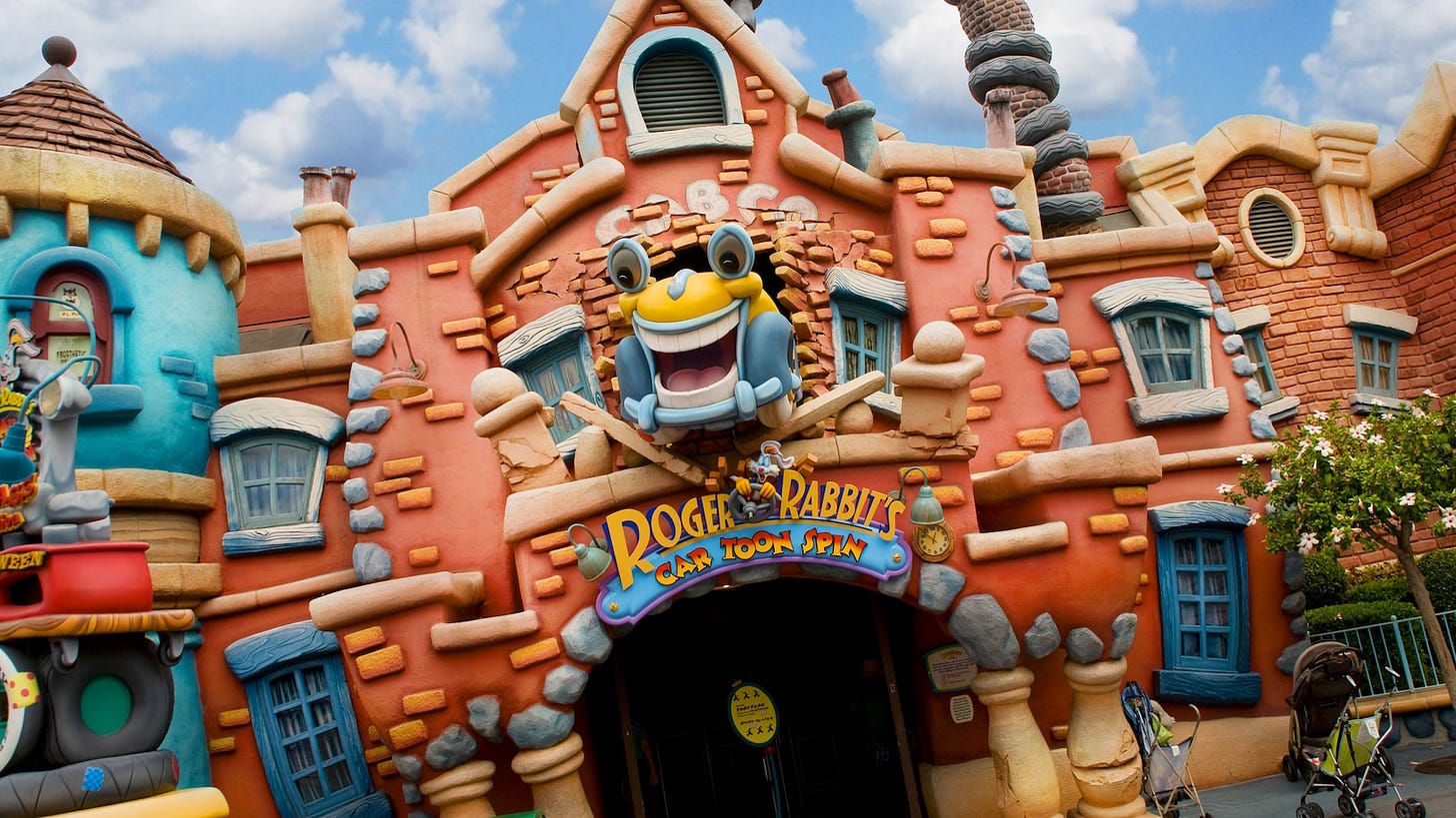 NEW Storyline Announced for Roger Rabbit's Car Toon Spin in Disneyland |  the disney food blog