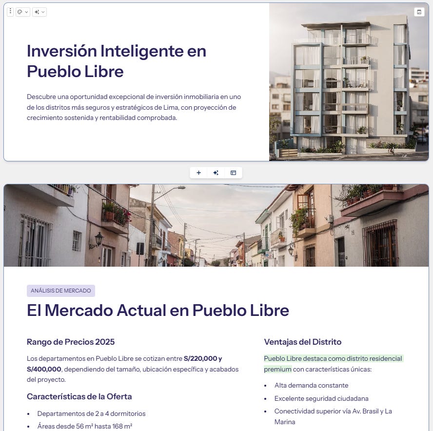 Ejemplo de presentacion armada por Gamma.AI