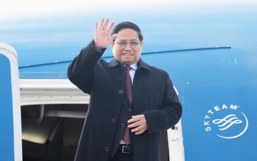 Thủ tướng Phạm Minh Chính tới Nga, bắt đầu chuyến công tác tham dự Hội nghị BRICS mở rộng. Ảnh: brics-russia2024 Thủ tướng Phạm Minh Chính tới Nga, bắt đầu chuyến công tác tham dự Hội nghị BRICS mở rộng. Ảnh: brics-russia2024