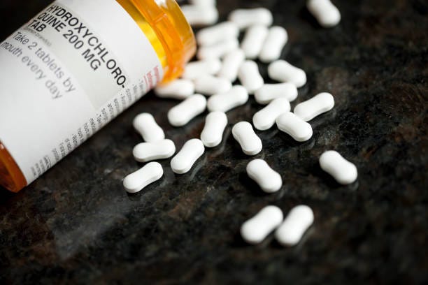 hydroxykloloroquine medicin - chloroquine bildbanksfoton och bilder