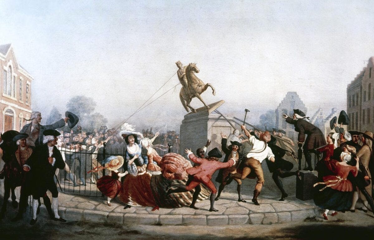 Tearing Down King George: The Monumental Summer of 1776 - The Bowery Boys: New  York City History