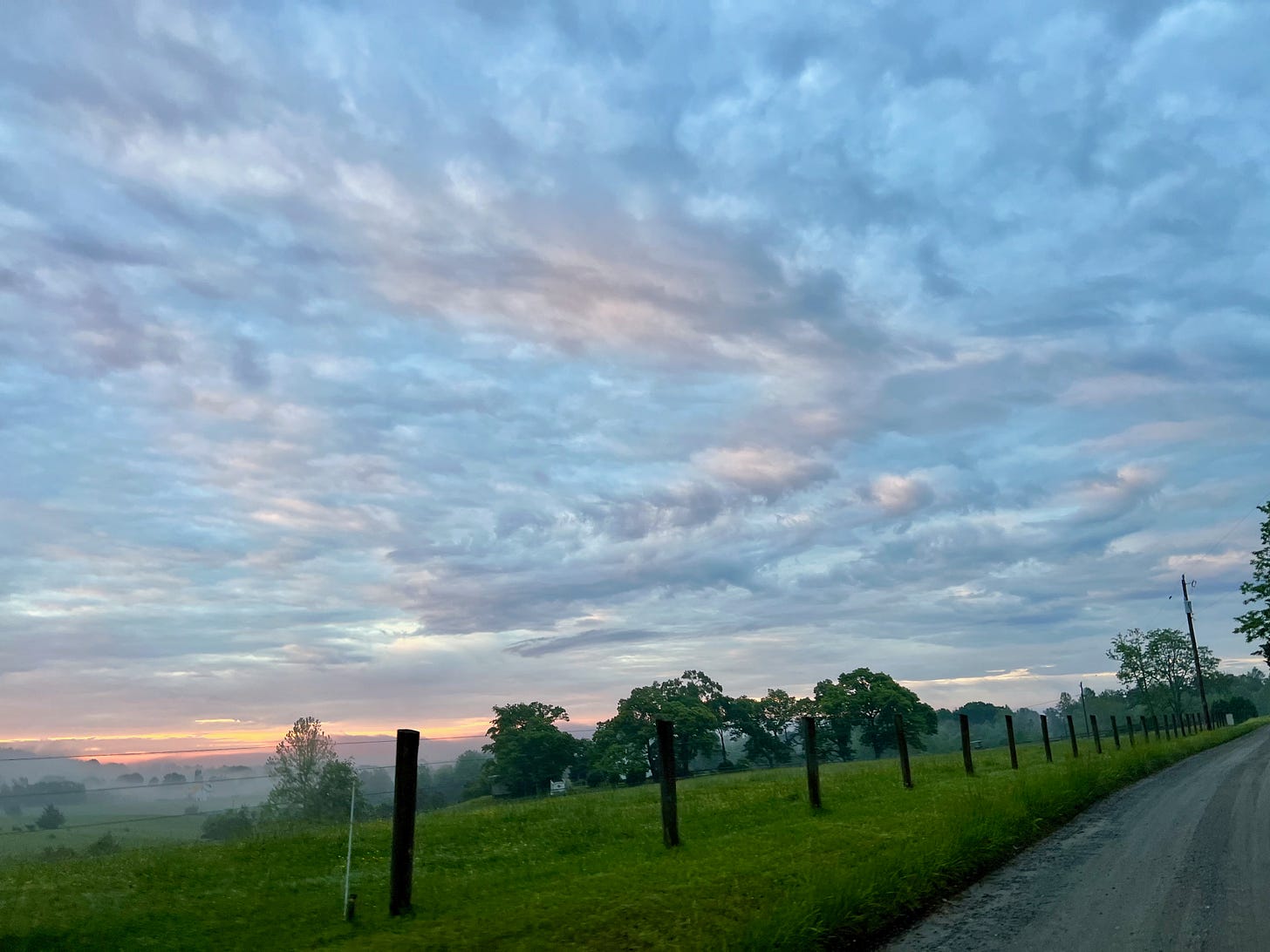 Gravel morning rides