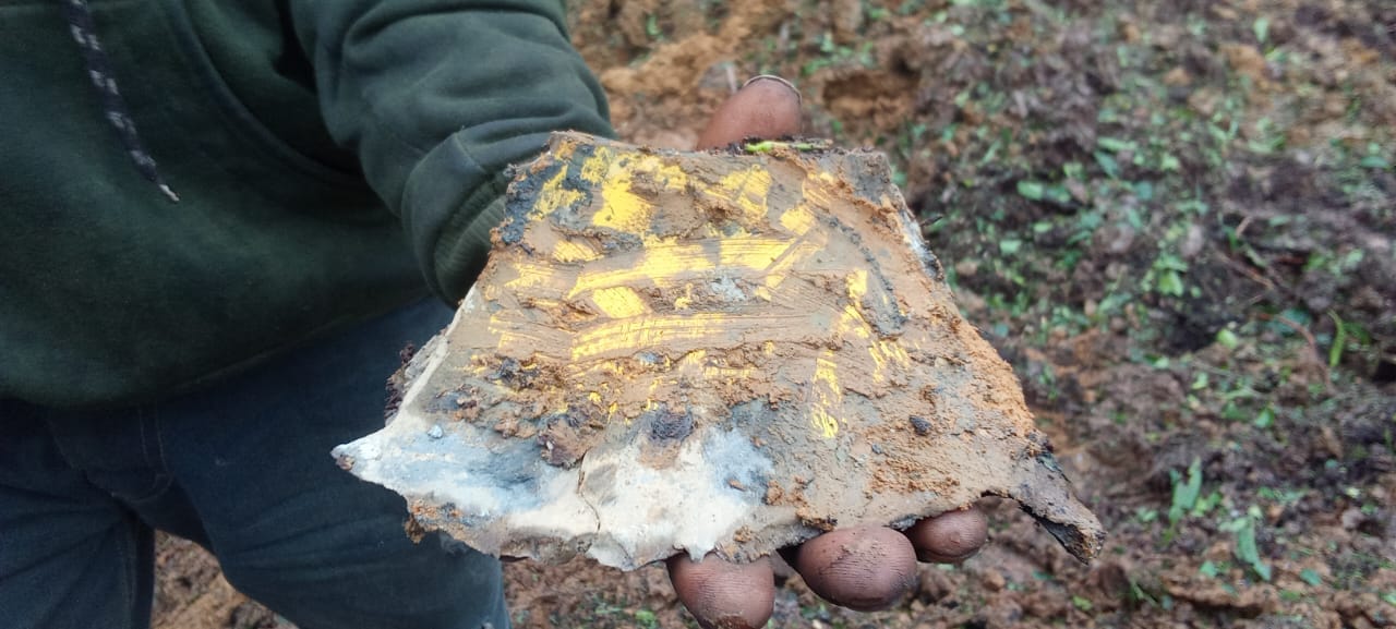 Shrapnel from MK-81 bombs