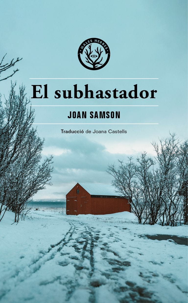 El subhastador de Joan Samson-llibre Distorsions | Editorial Males Herbes