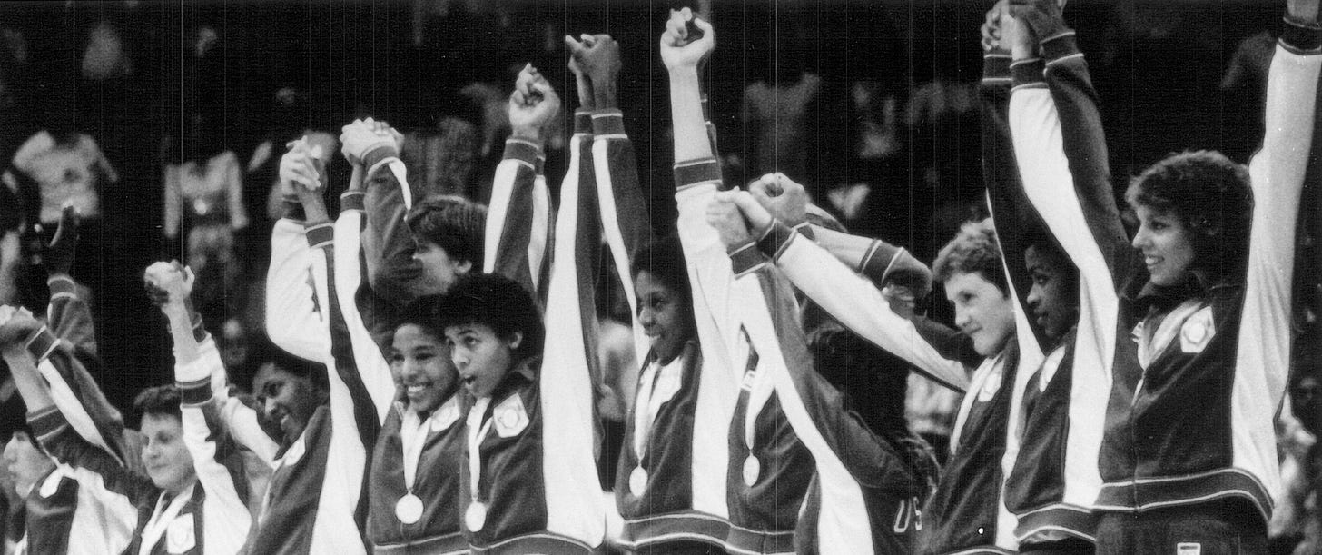 HI5T0RY: USA Women Win First Gold on Home Soil in 1984 HI5T0RY: USA Women Win First Gold on Home Soil in 1984