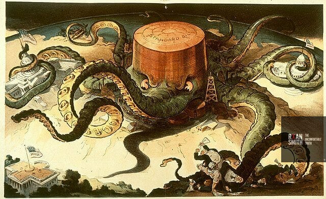 Standard Oil Breakup Cartoon Standard Oil Breakup Cartoon