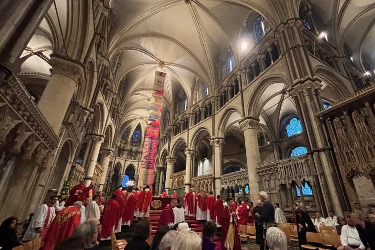 Holy Mass at Canterbury Cathedral on July 7, 2025. Holy Mass at Canterbury Cathedral on July 7, 2025.