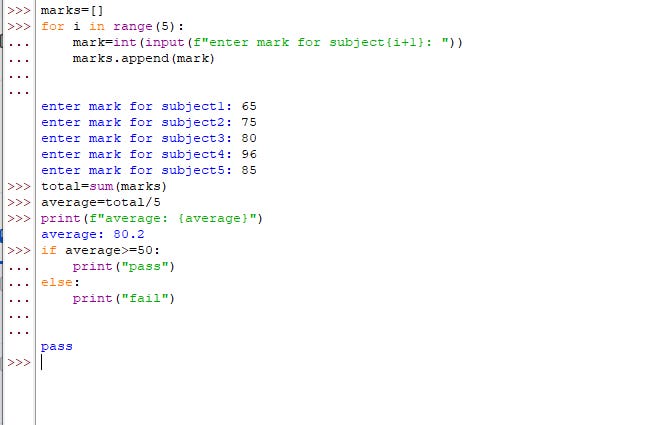 Learn Python Logic by Creating a Student Marks Evaluator