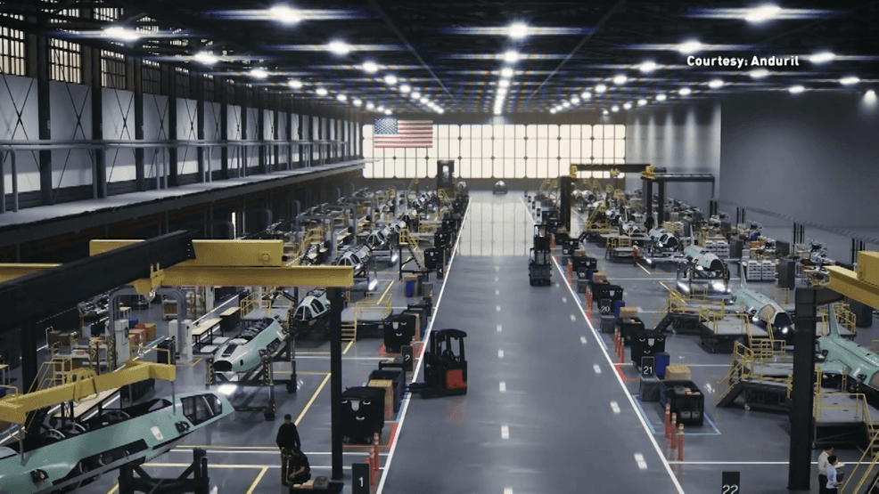 Anduril to begin Fury drone production at new Arsenal-1 facility in  Pickaway County