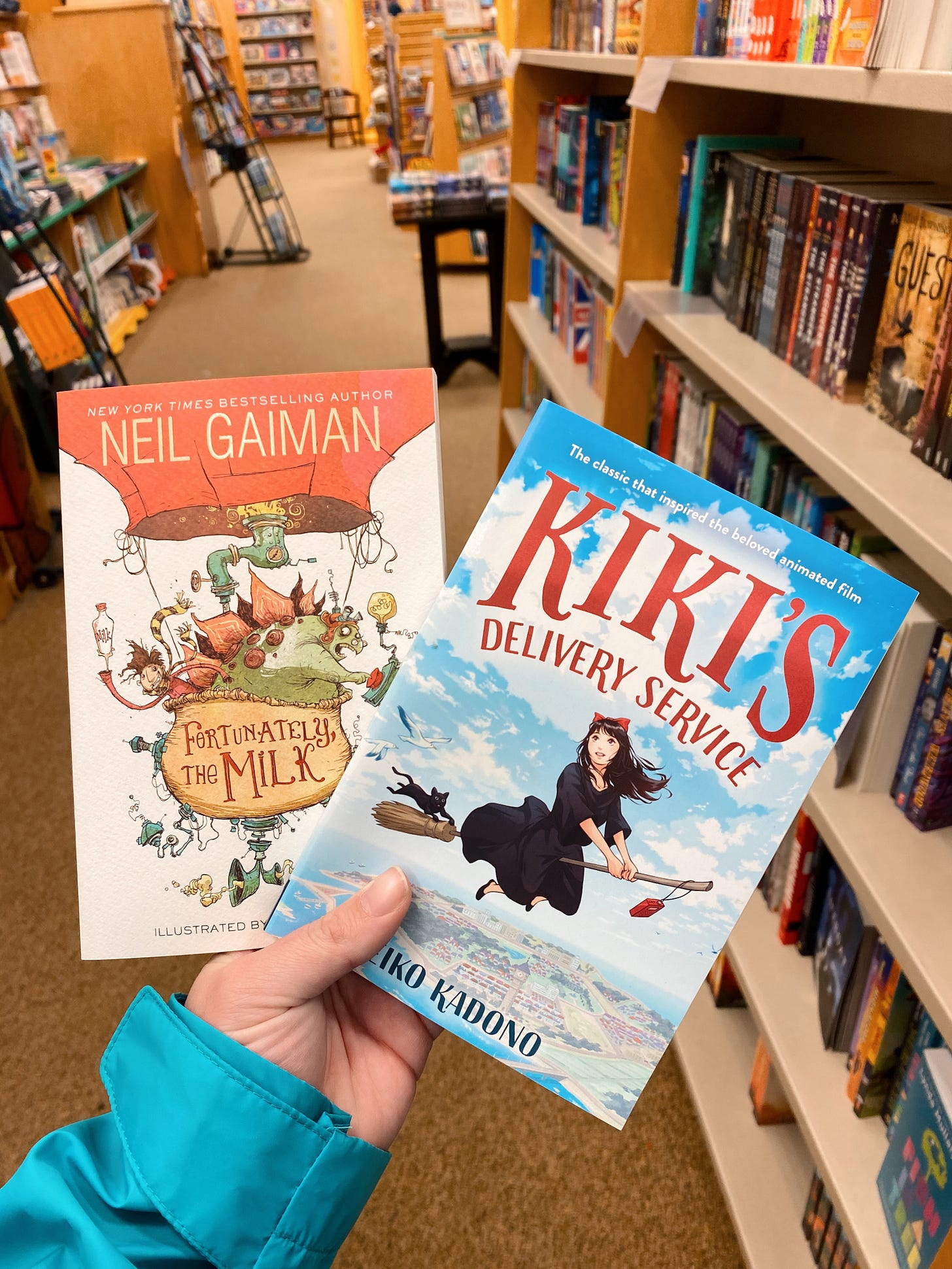 Neil Gaiman's Fortunately the Milk and Kiki's Delivery Service Neil Gaiman's Fortunately the Milk and Kiki's Delivery Service