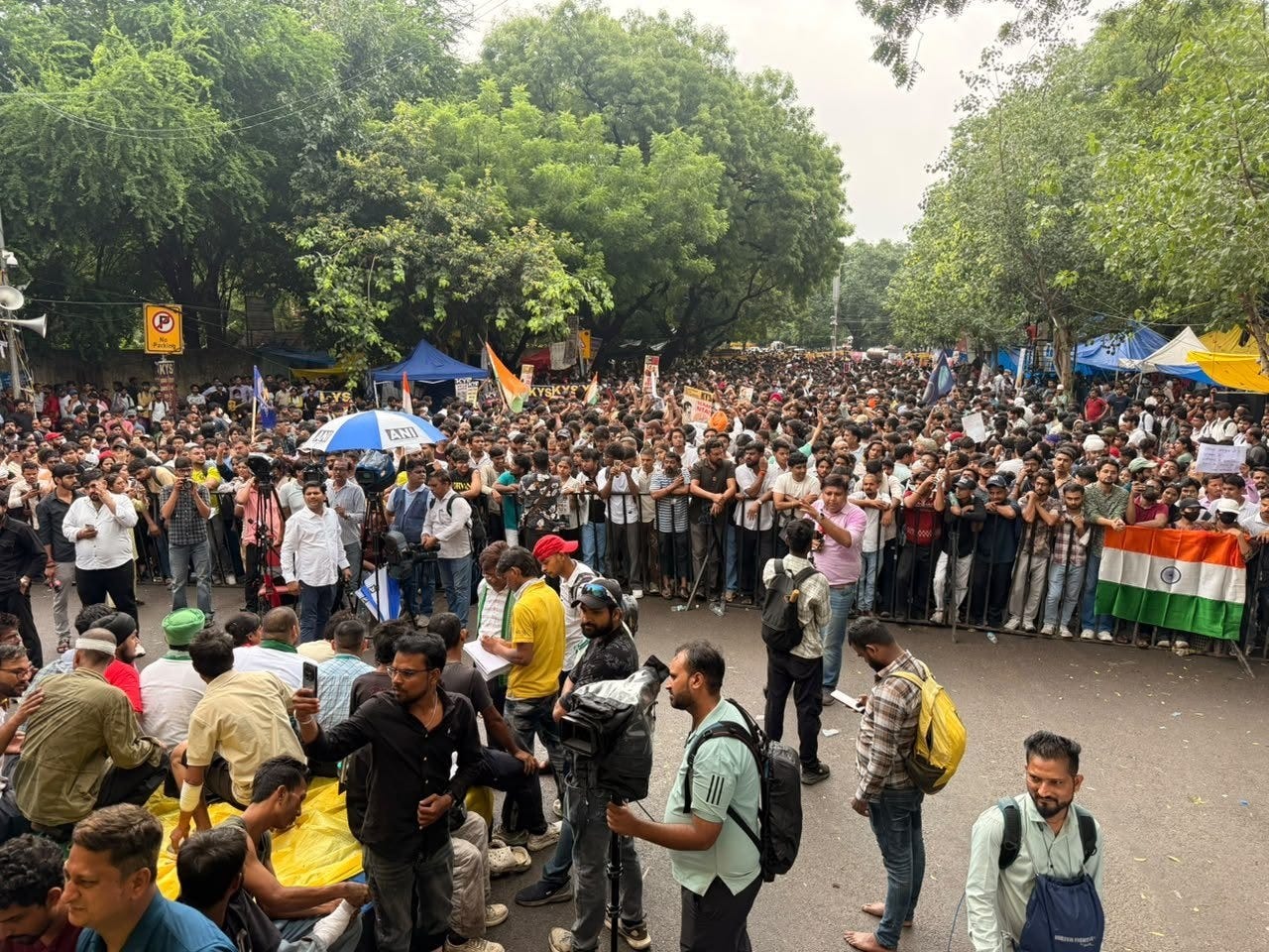 Protesters Return To Jantar Mantar After Parliament March - Kashmir Observer
