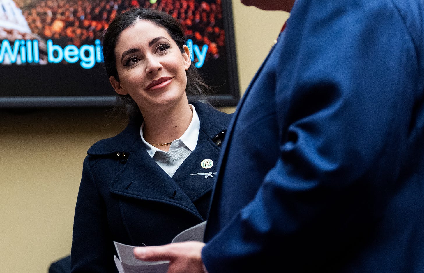 Anna Paulina Luna (R-Fla.) during the House Oversight and Accountability Committee hearing on Wednesday, Feb. 1, 2023. (Tom Williams—CQ-Roll Call, Inc./Getty Images) Anna Paulina Luna (R-Fla.) during the House Oversight and Accountability Committee hearing on Wednesday, Feb. 1, 2023. (Tom Williams—CQ-Roll Call, Inc./Getty Images)