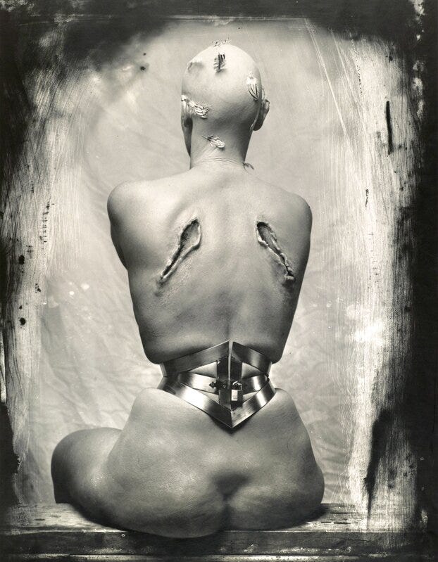 Joel-Peter Witkin | Woman Once a Bird (1990) | Available for Sale | Artsy