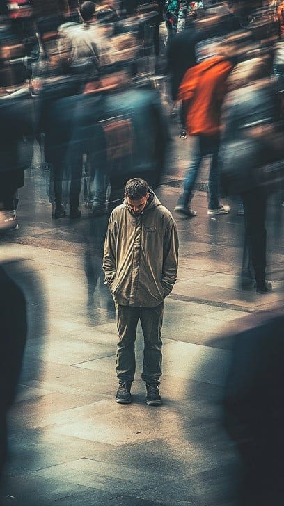 Free Solitary man standing Image | Download at StockCake
