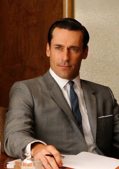 Don Draper as product's archetypal sales lead Don Draper as product's archetypal sales lead