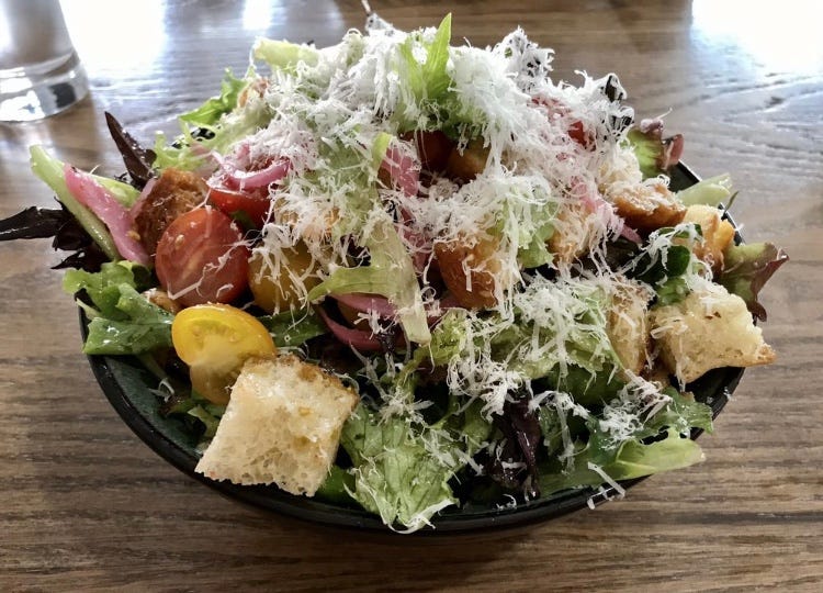 Mixed green salad
