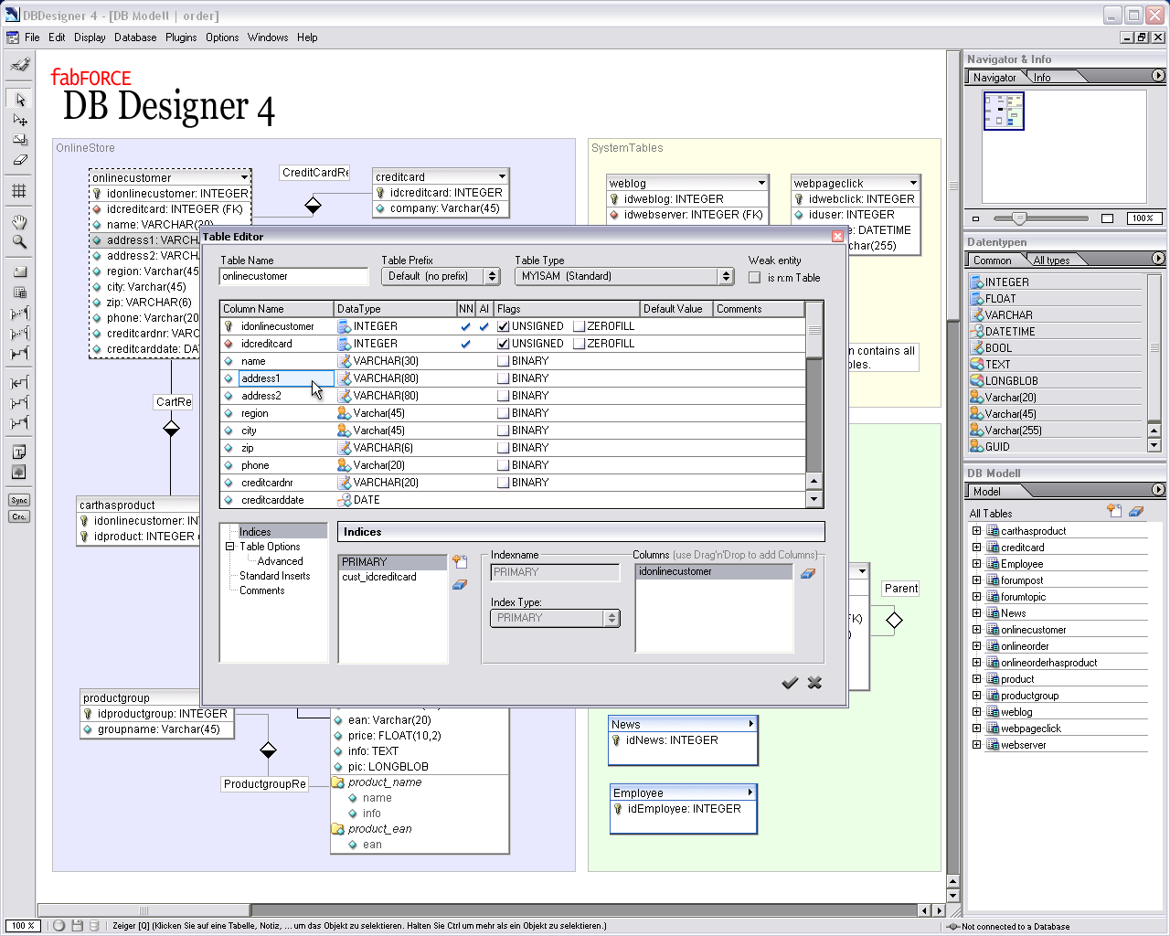 DBDesigner 4 - DBMS Tools