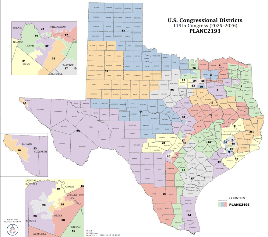 Texas House Congressional Redistricting Committee Passes HB4 along ...