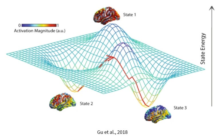 Brain Energy Landscapes in Trident G