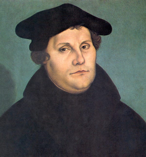 Cranach portrait of Martin Luther Cranach portrait of Martin Luther