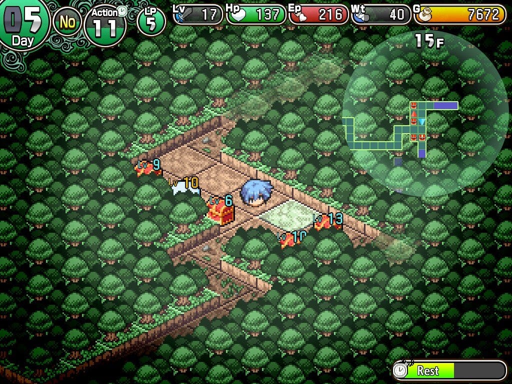 Map of the first dungeon