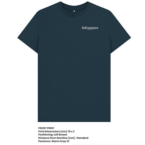 Advanture Magazine cool people t-shirt