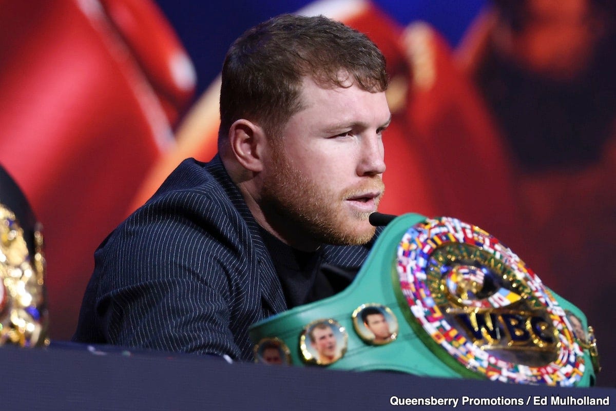 Image: Canelo Alvarez Insists '100% Dialed In' on William Scull, Dismisses Terence Crawford Mega-Fight Talk Until After May 3rd Bout